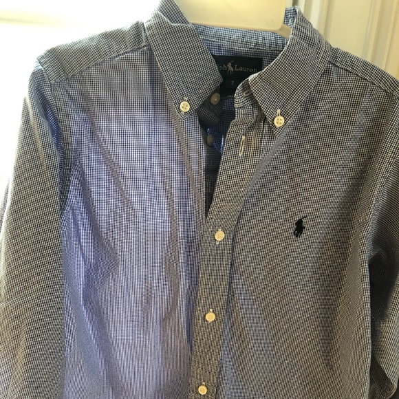 Ralph Lauren sky blue/ white button down shirt! - Picture 3 of 4